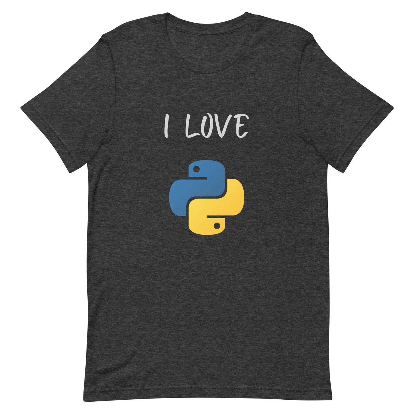 I Love Python Unisex T Shirt